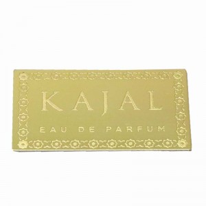 ゴールデンエッチングアルミ香水瓶ラベル